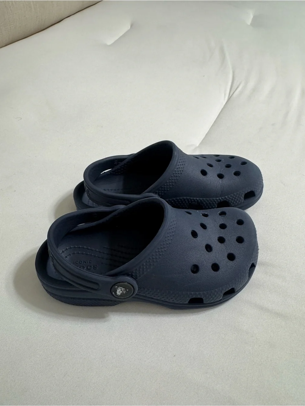 Kids Navy Clog Shoes - Comfortable Slip-On Sandals | 10C